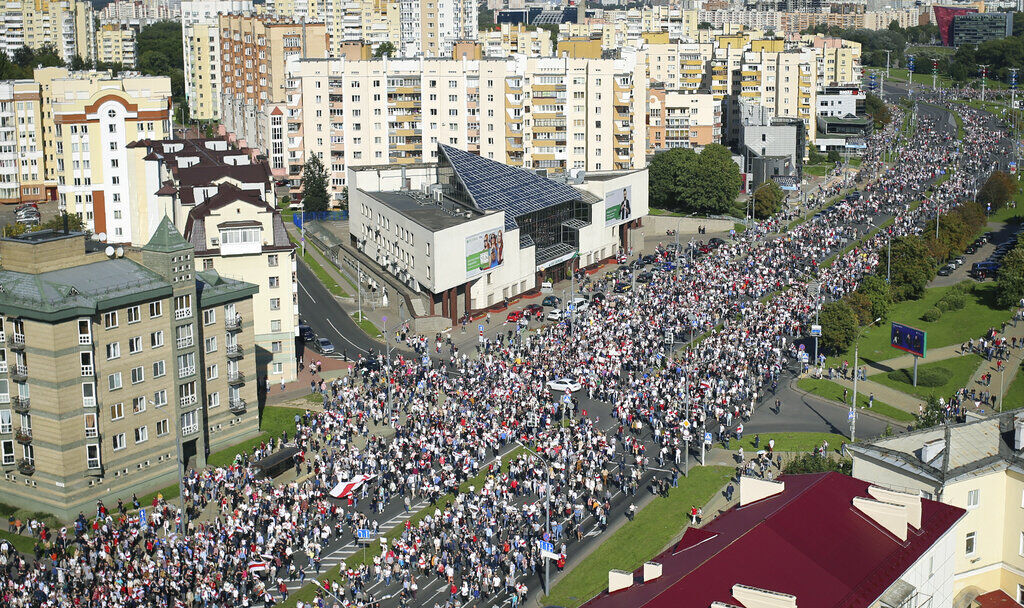 APTOPIX Belarus Protests
